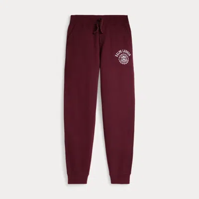 Polo Ralph Lauren Ralph Lauren Logo Fleece Jogger Pant In Burgundy