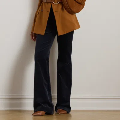 Ralph Lauren High-rise Corduroy Flare Pant In Blue