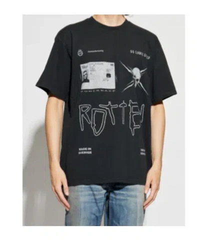 44 Label Group Commission T-shirt In Black