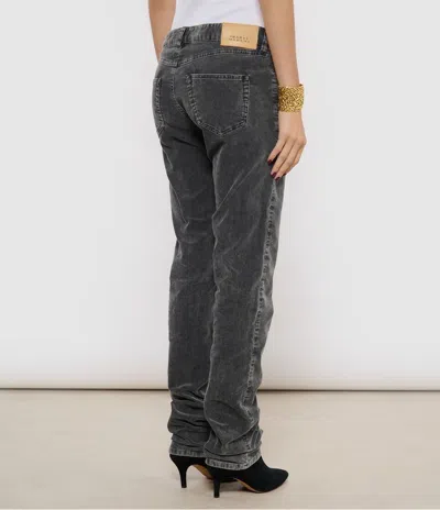 Isabel Marant Belt Loop Jeans In Gray