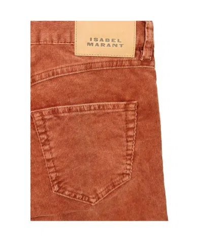 Isabel Marant Belt Loop Casual Pants In Brown