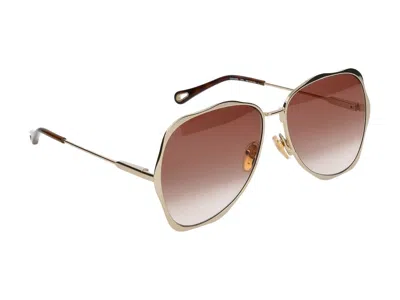 Chloé Sunglasses In Gold