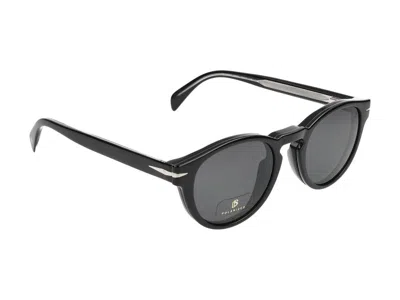 David Beckham Sunglasses  Db 7104/cs 807 Black /21/145 In Black