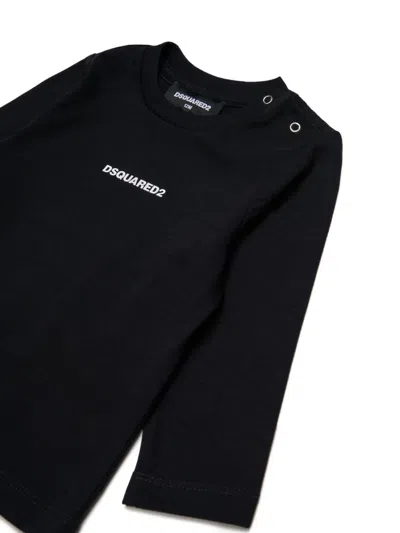 Dsquared2 Logo-print T-shirt In Black