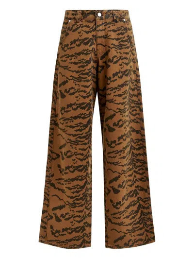 Essentiel Antwerp Impeccable Printed Jeans Combo2 Cinnamon Rufous In Brown