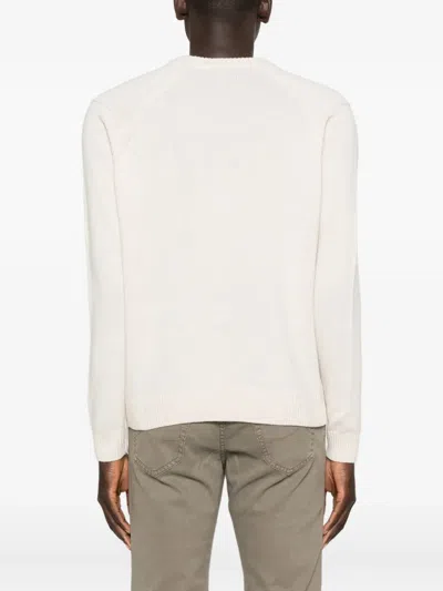 Woolrich Raglan-sleeves Crew-neck Sweater In Neutral