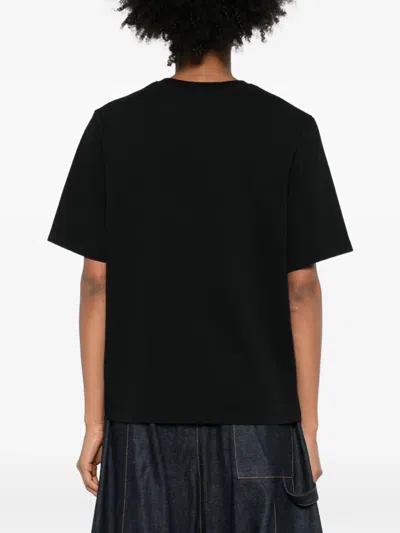 Maison Kitsuné Maison Kitsune' Dressed Fox Cotton T Shirt In Black