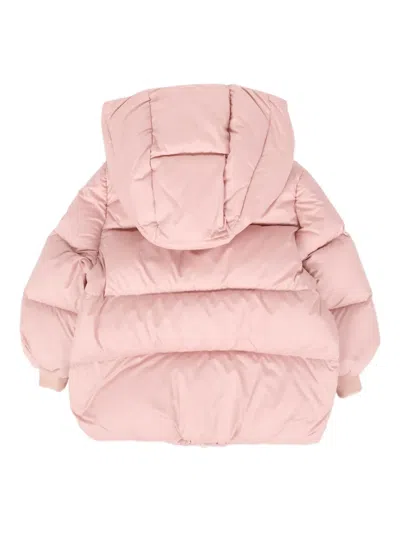 Colmar Pink Down Jacket For Baby Girl With Logo In Pink