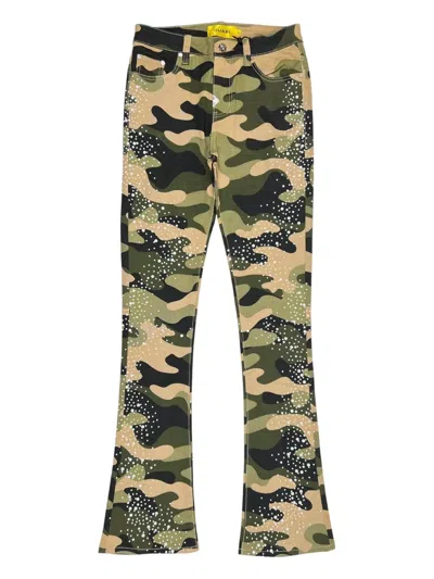 珠饰缀饰牛仔裤