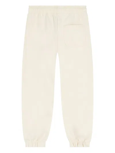 Msgm Logo-print Track Pants In Neutral