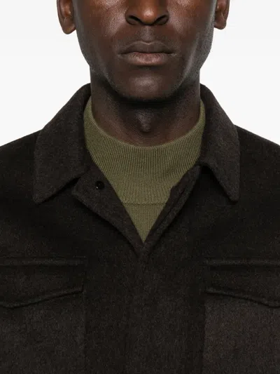 贴袋衬衫式夹克