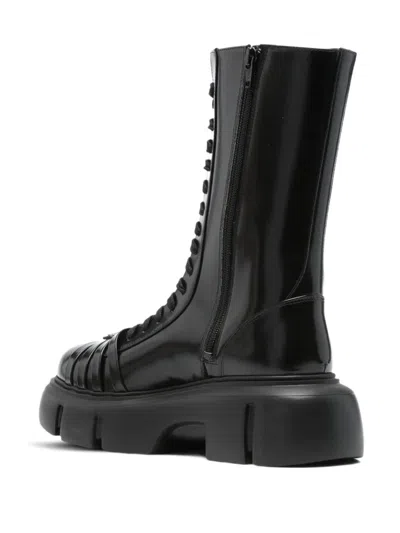 TRACKER 系带厚底靴