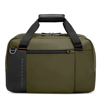 Briggs & Riley Zdx Cabin Bag In Green
