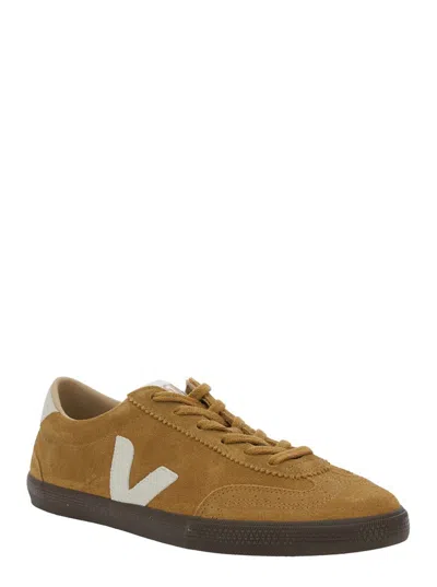 Veja Volley Suede Tent Natural Eagle Sneakers In Brown