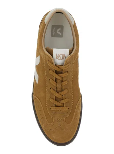 Veja Volley Suede Tent Natural Eagle Sneakers In Brown