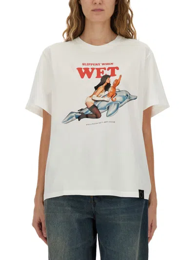 Stella Mccartney Cotton T-shirt In White