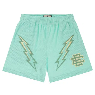 Pre-owned Eric Emanuel Basic Shorts 'yucca' | Teal | Men's Size L In Blue
