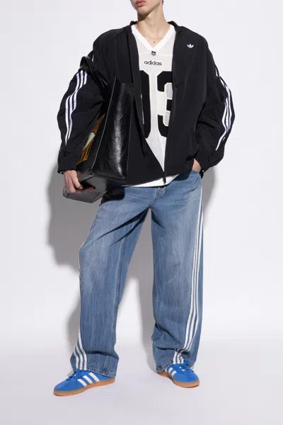 Adidas Originals Striped Suede Low Top Sneakers In Blue