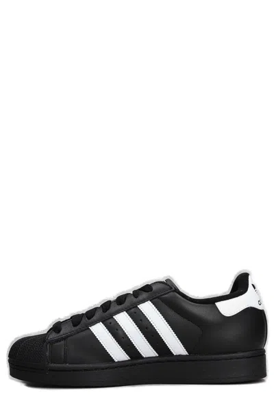 Adidas Originals Superstar Foundation "black/white" Sneakers In Multi