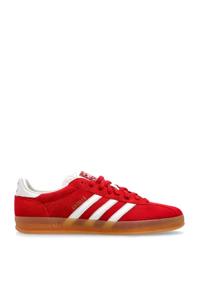 Adidas Originals Gazelle Indoor Sneakers In Red