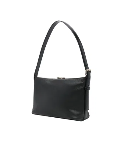 Apc Vera Textured Shoulder Bag With Adjustable Strap In Black