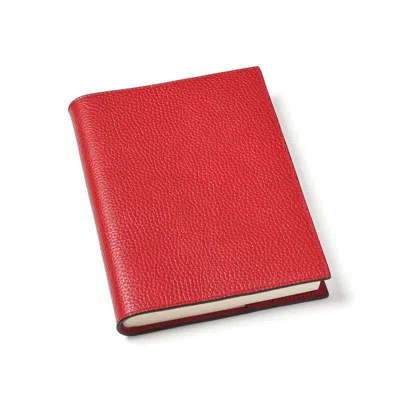 Aspinal Of London A5 Refillable Luxury Journal In Red