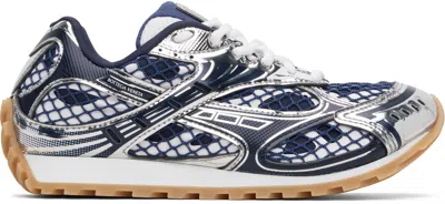 Bottega Veneta Orbit Running Sneakers In Blue