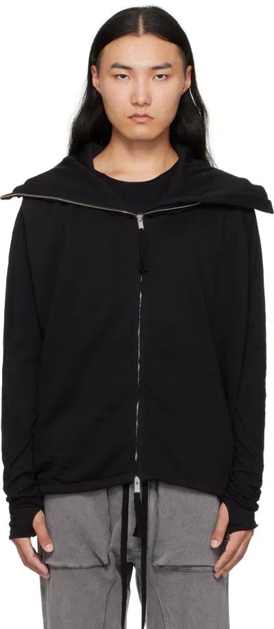Thom Krom Black Jacket With Zip Closure In Black