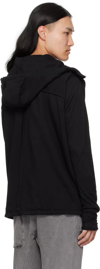 Thom Krom Black Jacket With Zip Closure In Black