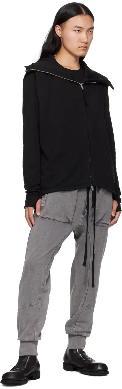 Thom Krom Black Jacket With Zip Closure In Black