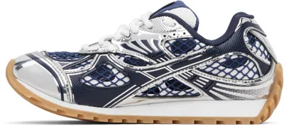 Bottega Veneta Orbit Sneakers With Contrast Stitching And Mesh