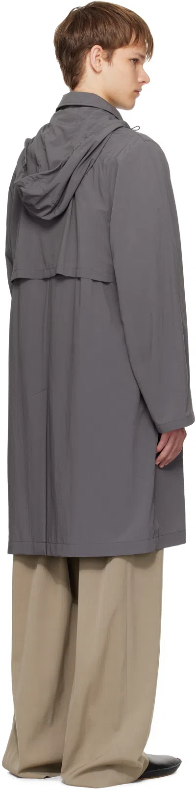 The Row Gray Hesper Coat In Gray