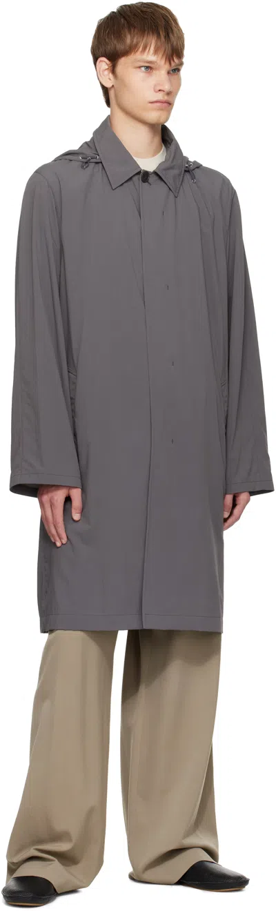 The Row Gray Hesper Coat In Gray