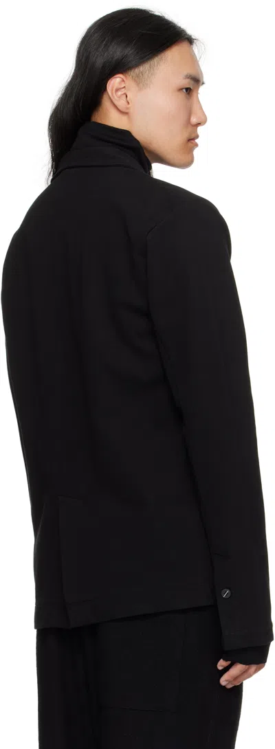Thom Krom Black M Sj 676 Blazer In Black