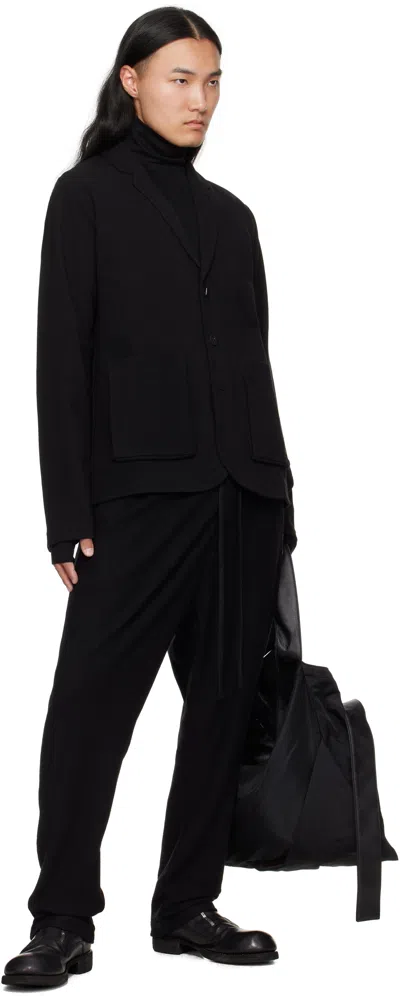 Thom Krom Black M Sj 676 Blazer In Black