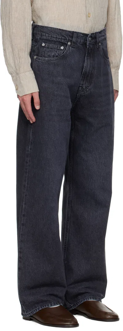 Our Legacy 25.5cm Third Cut Cotton Denim Jeans In Multi