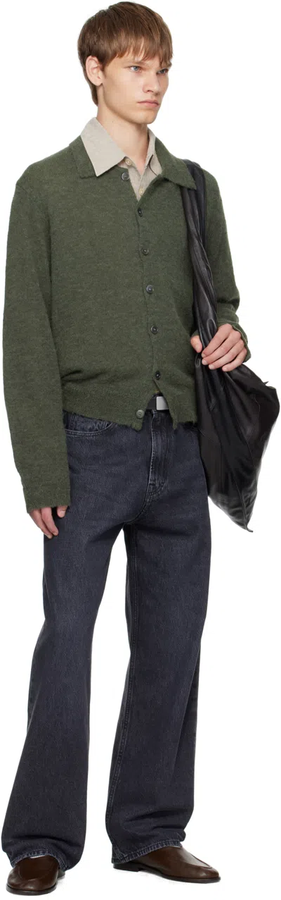 Our Legacy 25.5cm Third Cut Cotton Denim Jeans In Multi