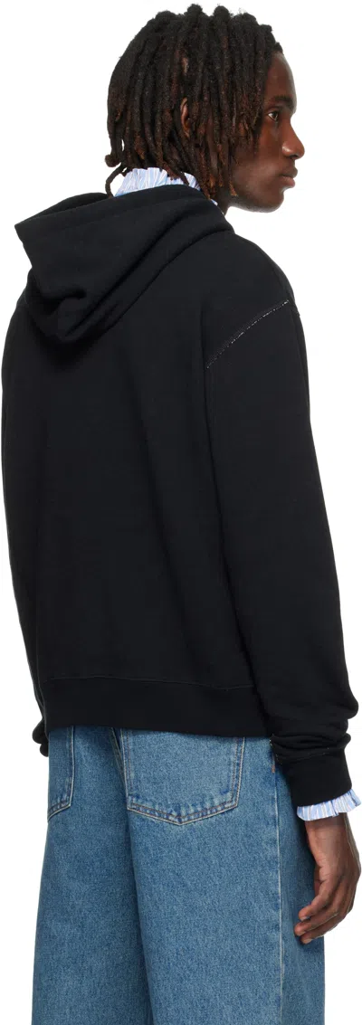 Valentino Garavani Hoodie With Logo Print In Black