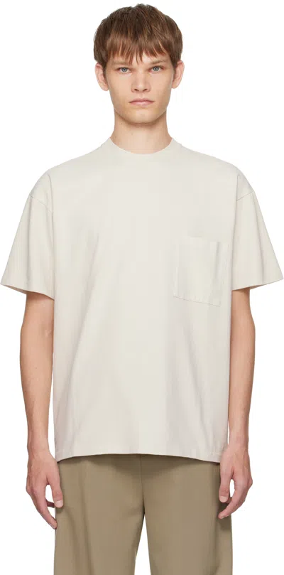 The Row Boxy Cut Cotton T-shirt With Short Sleeves In White