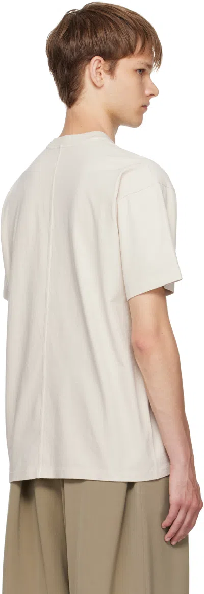 The Row Boxy Cut Cotton T-shirt With Short Sleeves In White