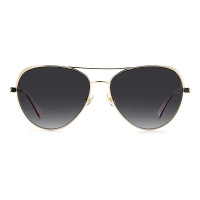 Kate Spade Grey Shaded Pilot Ladies Sunglasses Katalina/g/s 0j5g/9o 59 In Gold