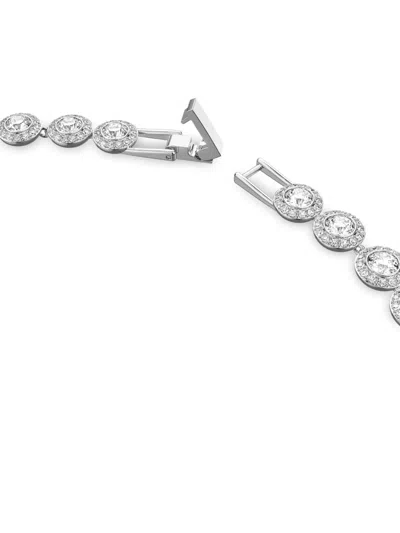 Swarovski Una Angelic Tennis Necklace In Metallic