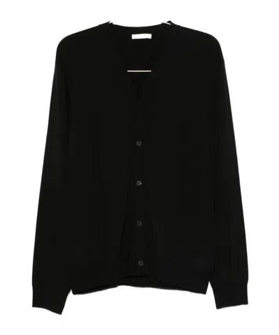 The Row Button-front Wool Cardigan In Black