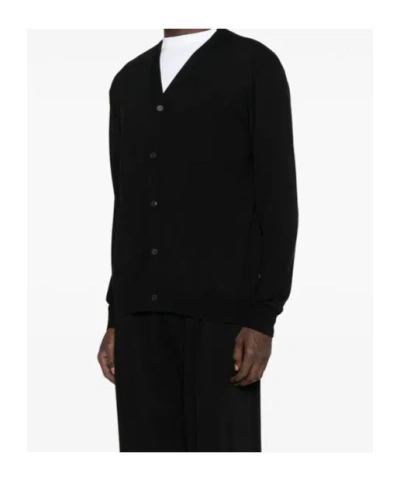 The Row Button-front Wool Cardigan In Black
