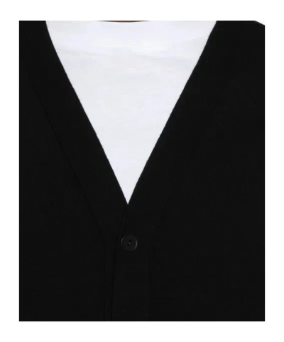 The Row Button-front Wool Cardigan In Black