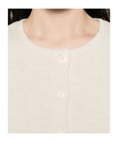 Lemaire Button-front Cardigan In Neutral