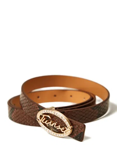 EMBELLISHED-BUCKLE BELT
