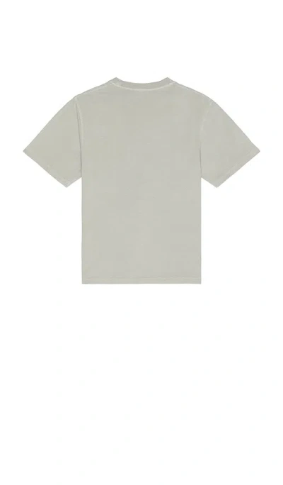 Agolde Asha Mock Neck Tee In Gray