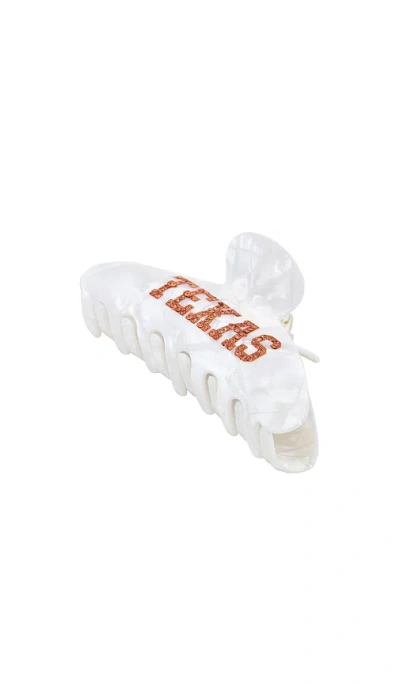 Baublebar University Of Texas At Austin Hair Claw Clip In White