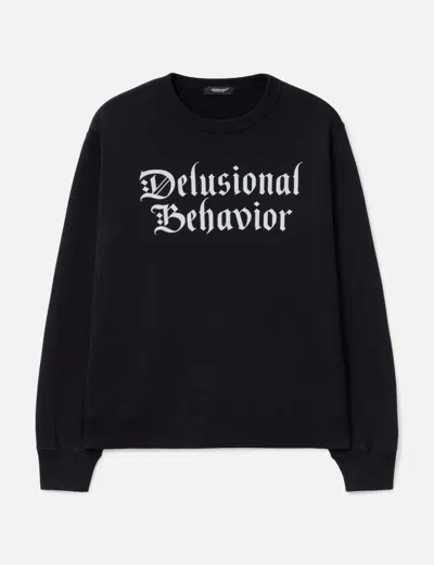 Undercover Uc2e4892-1 Delusional Behavior Sweatshirt In Black
